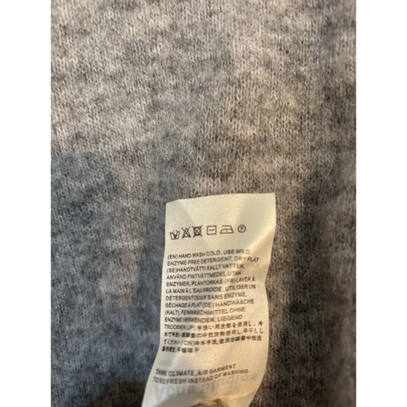 Acne Studios Crew Neck Sweater Small Womens Gray Mohair Wool - Picture 7 of 9